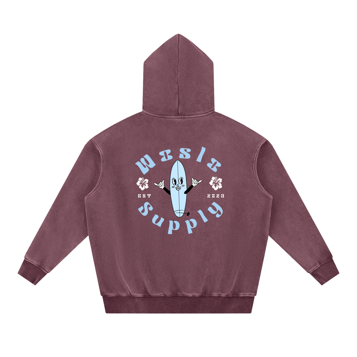 Woslo Surfboard Oversize Hoodie