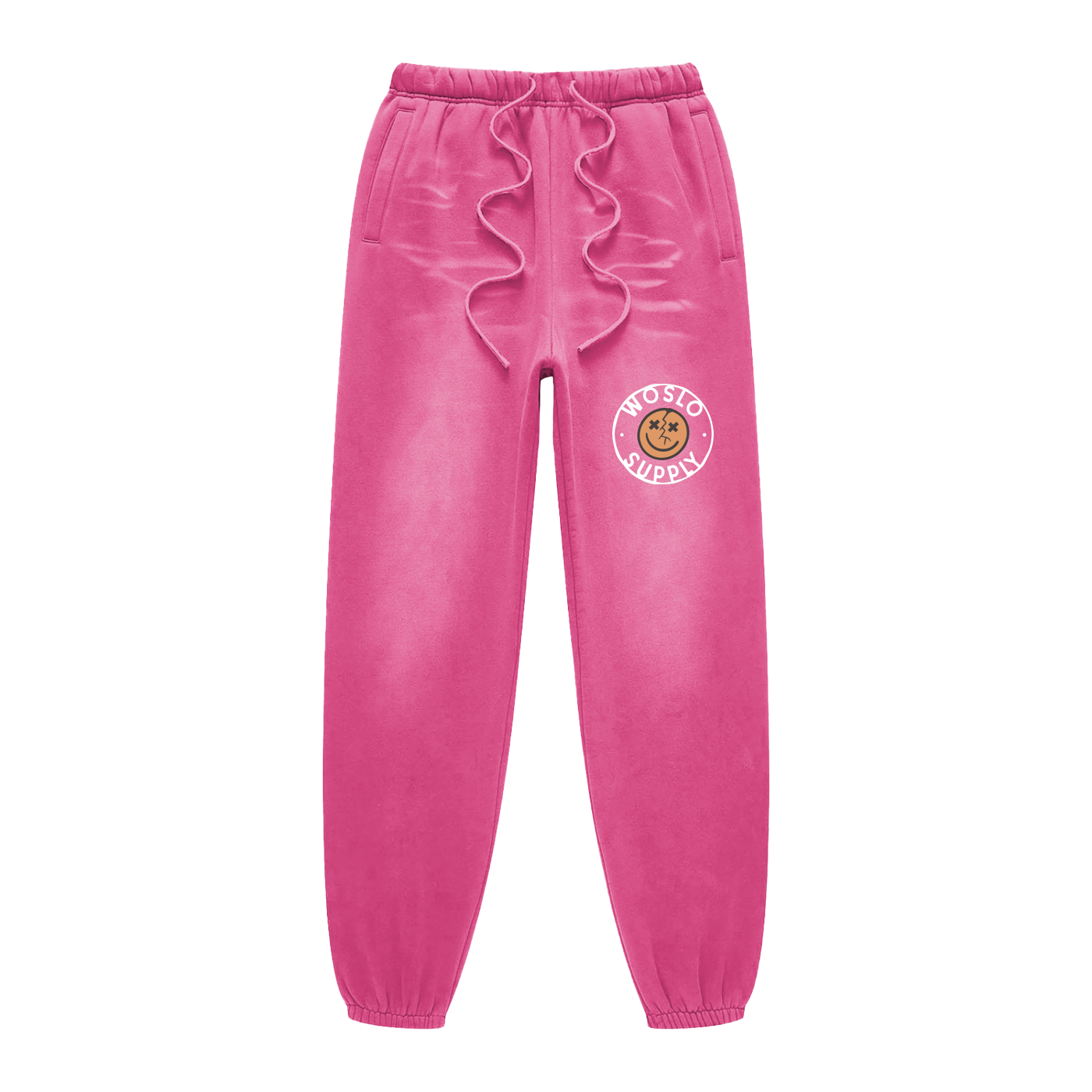 Woslo Smile Sunfade Fleeced Sweatpants