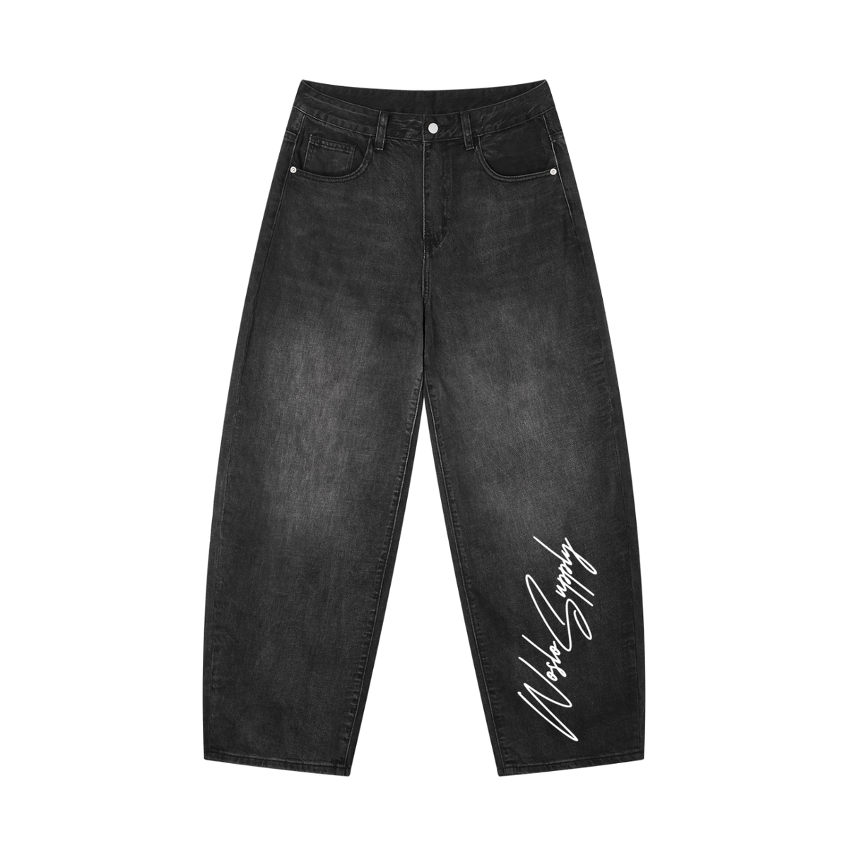 Woslo Supply Sunfade Vintage Wash Barrel Leg Jeans