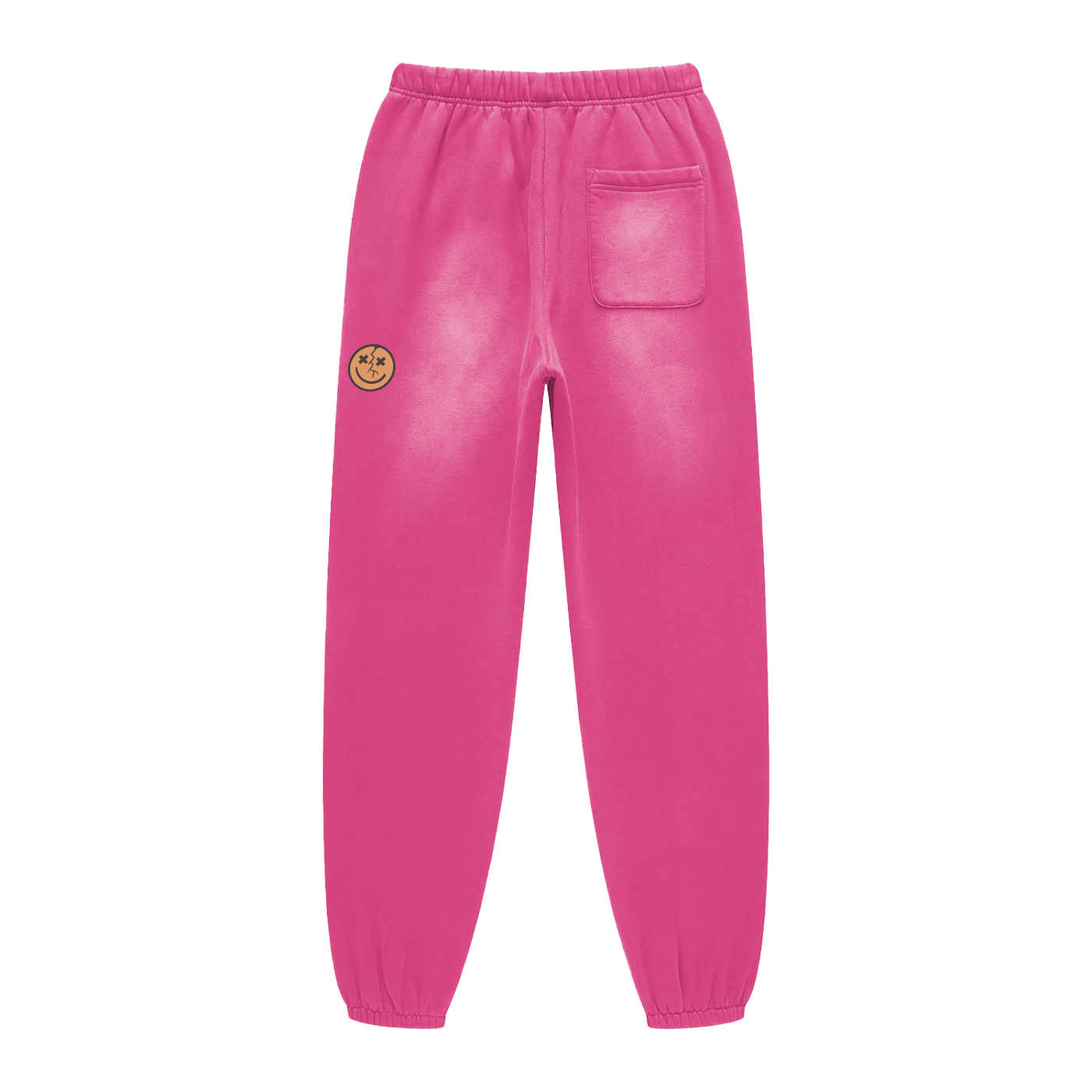 Woslo Smile Sun-faded Fleeced Sweatpants