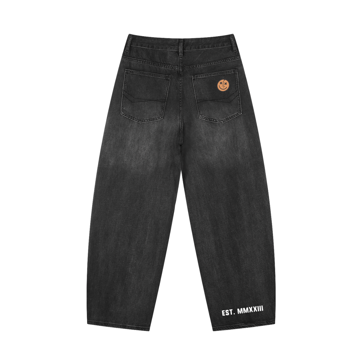 Woslo Supply Sunfade Vintage Wash Barrel Leg Jeans