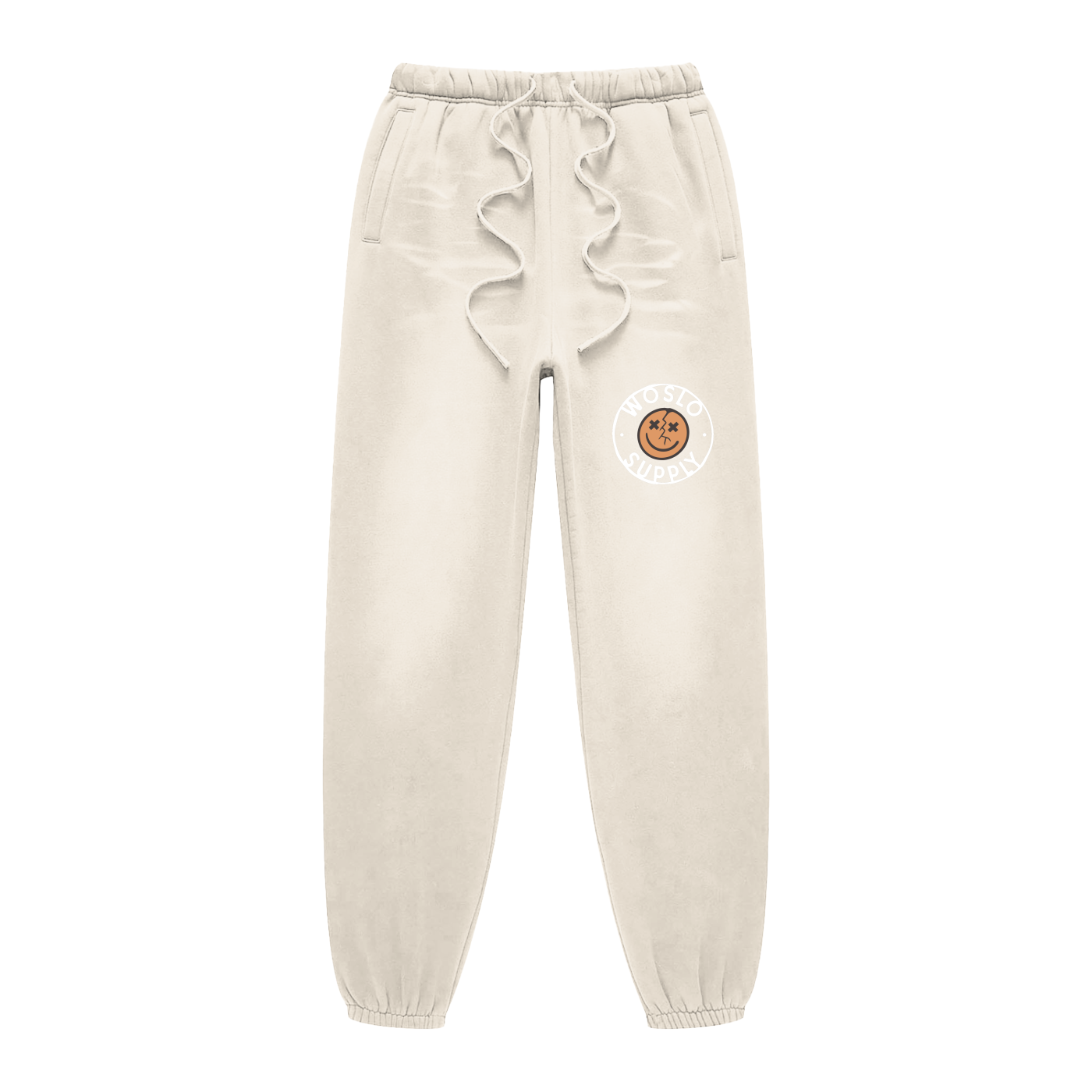 Woslo Smile Sunfade Fleeced Sweatpants