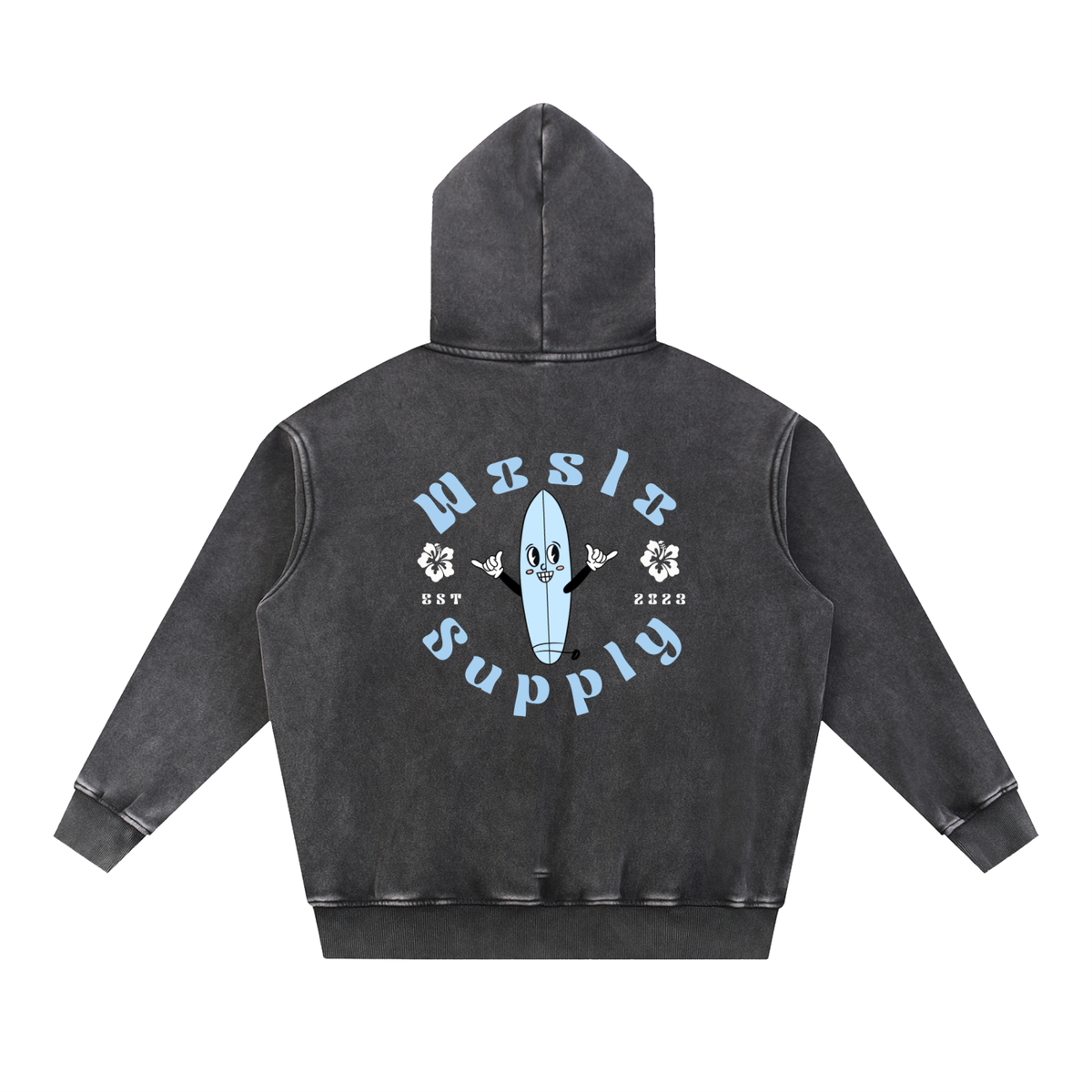 Woslo Surfboard Oversize Hoodie