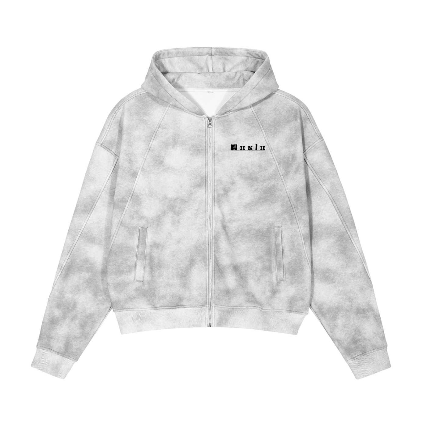 Woslo Snow Zip-Up Oversized Fleece Hoodie