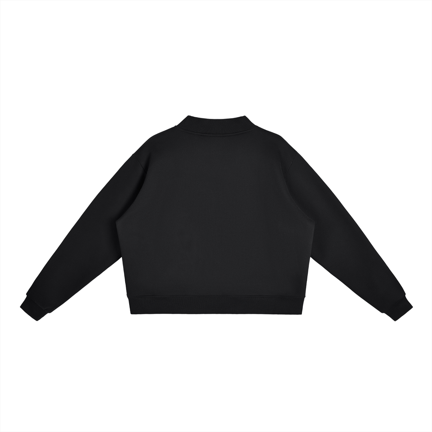 Woslo Womens Mock-Neck Crew Sweatshirt