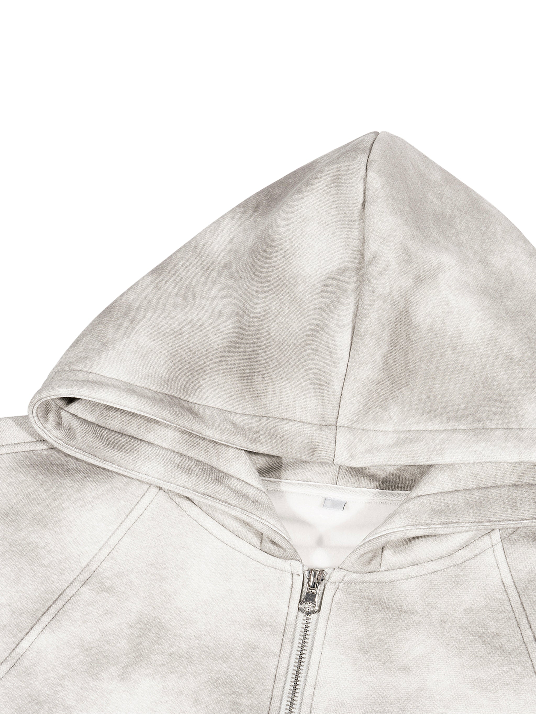 Woslo Snow Zip-Up Oversized Fleece Hoodie