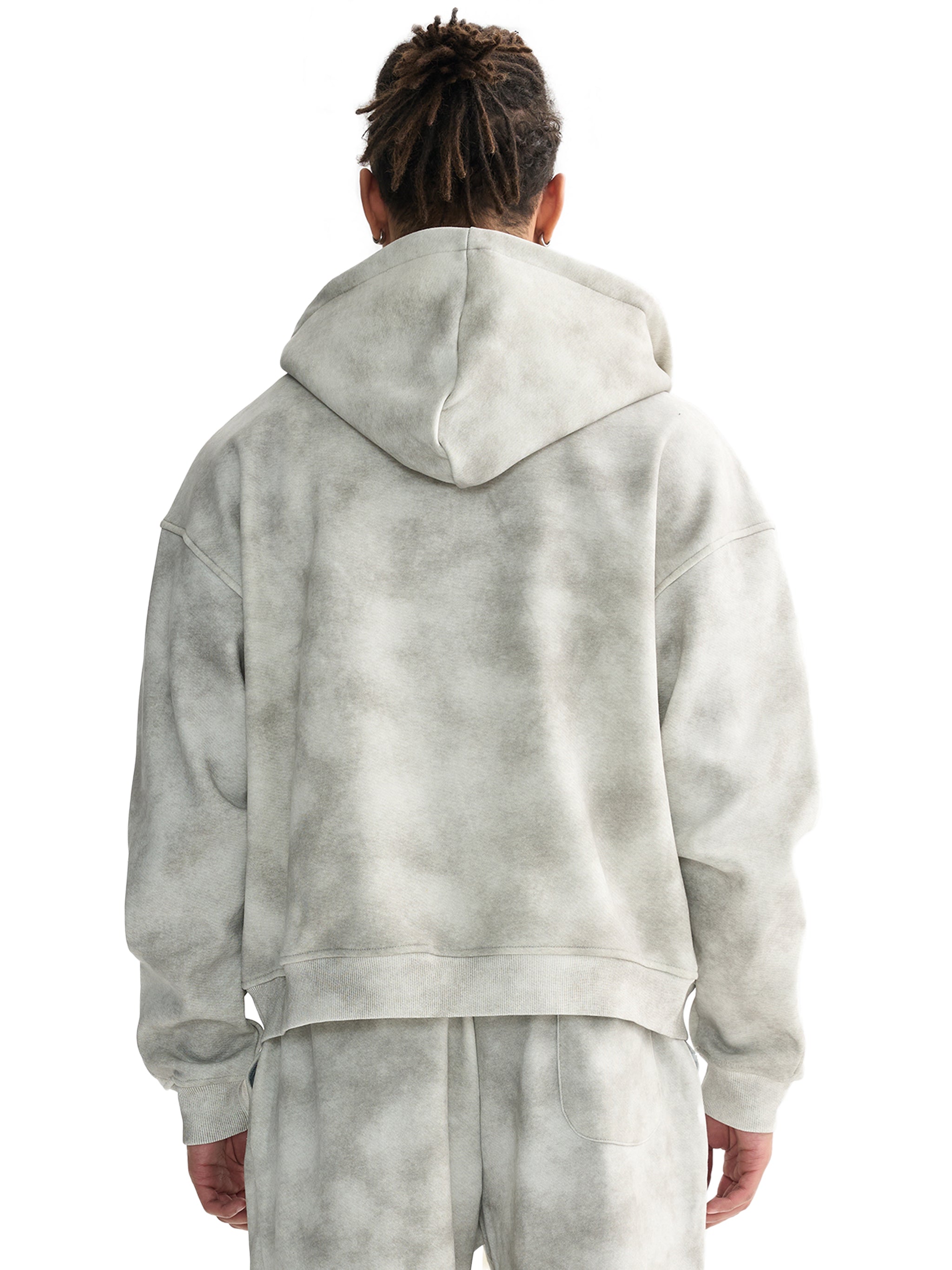 Woslo Snow Zip-Up Oversized Fleece Hoodie