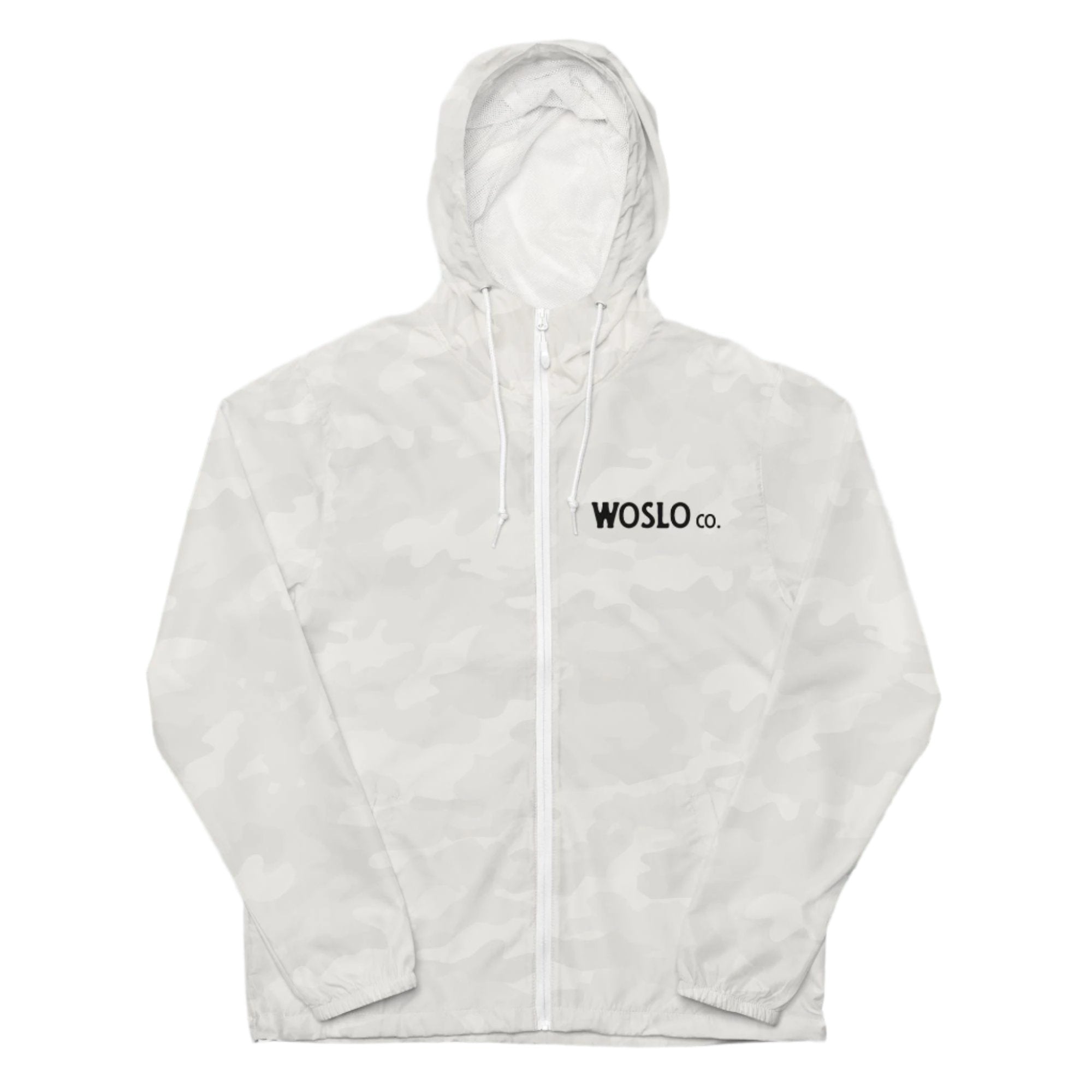 Woslo lightweight zip up windbreaker