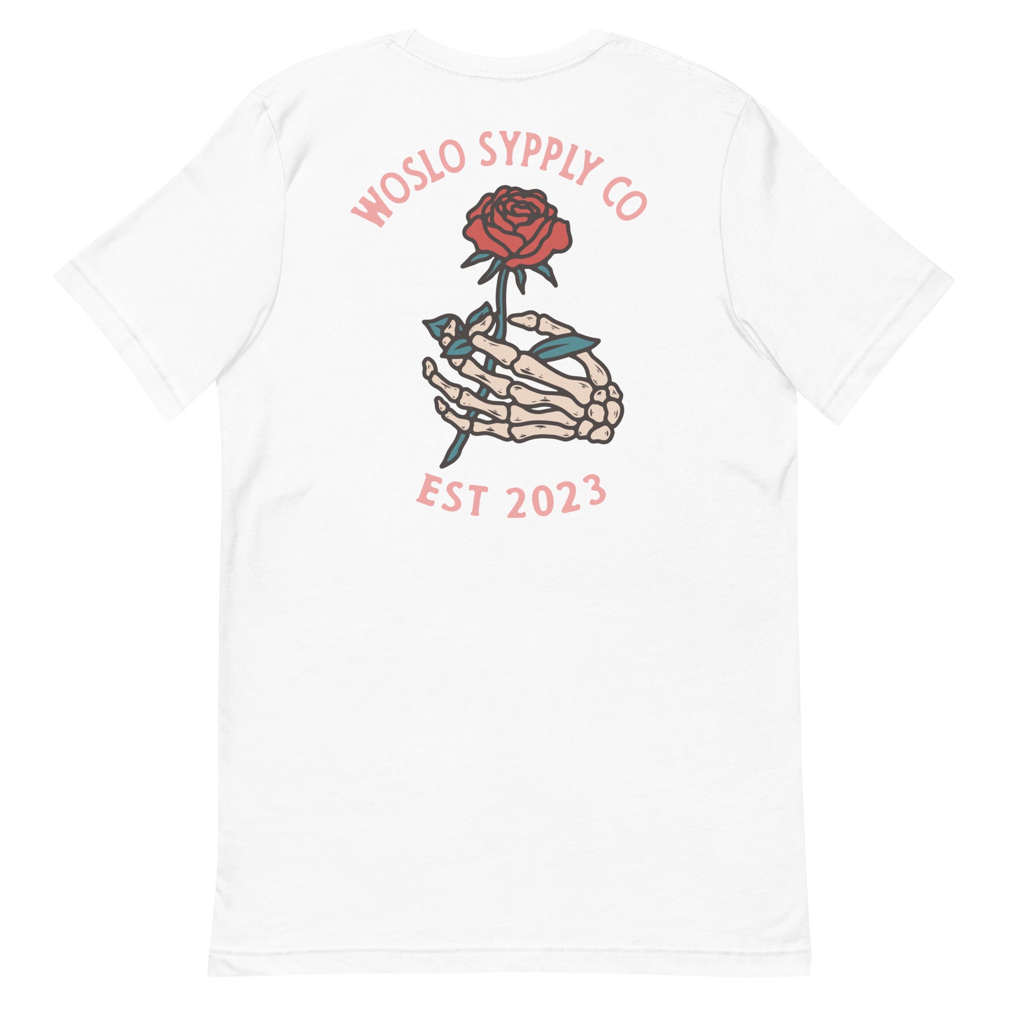 Skeleton Hand With Rose T-Shirt