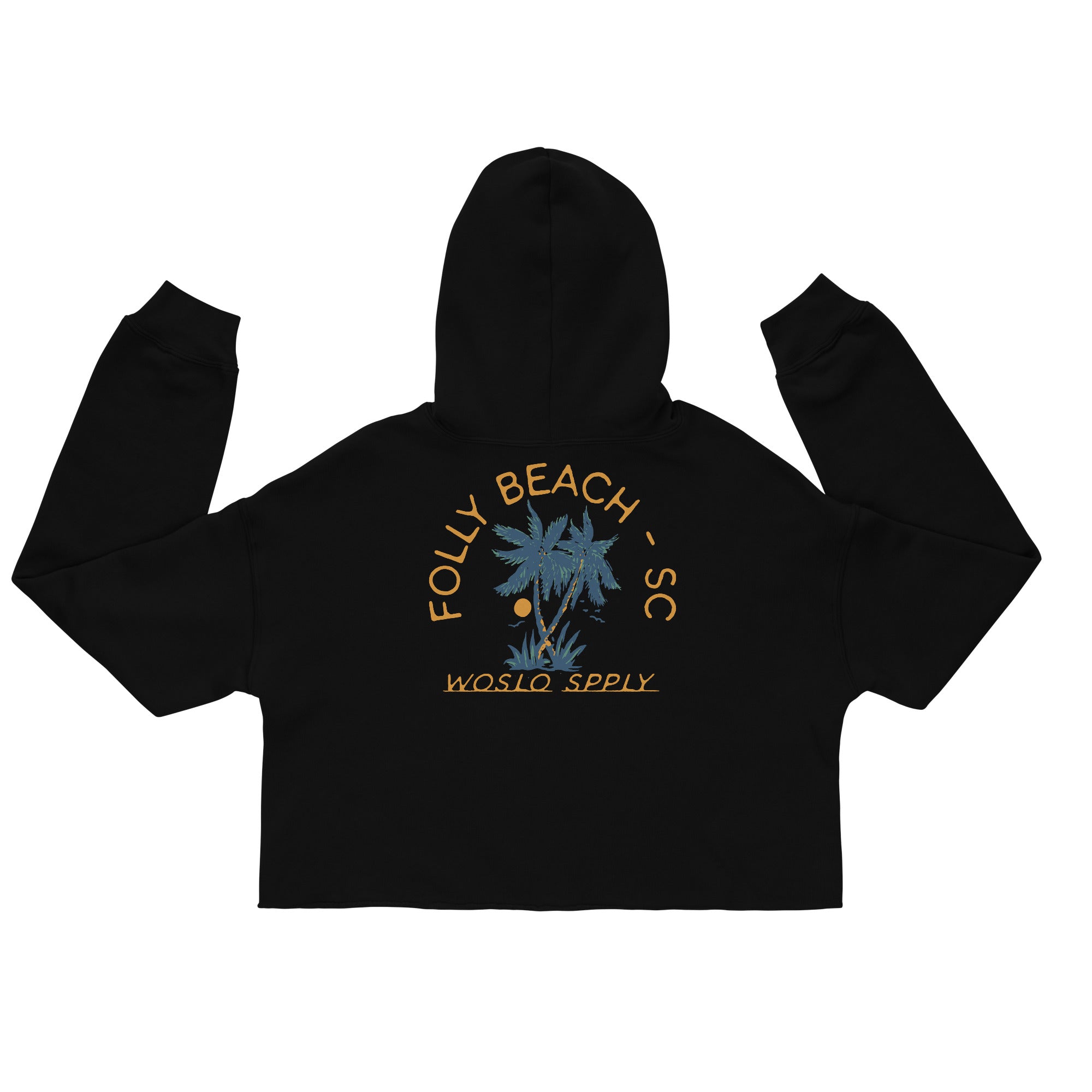 Women's Folly Beach Crop Hoodie