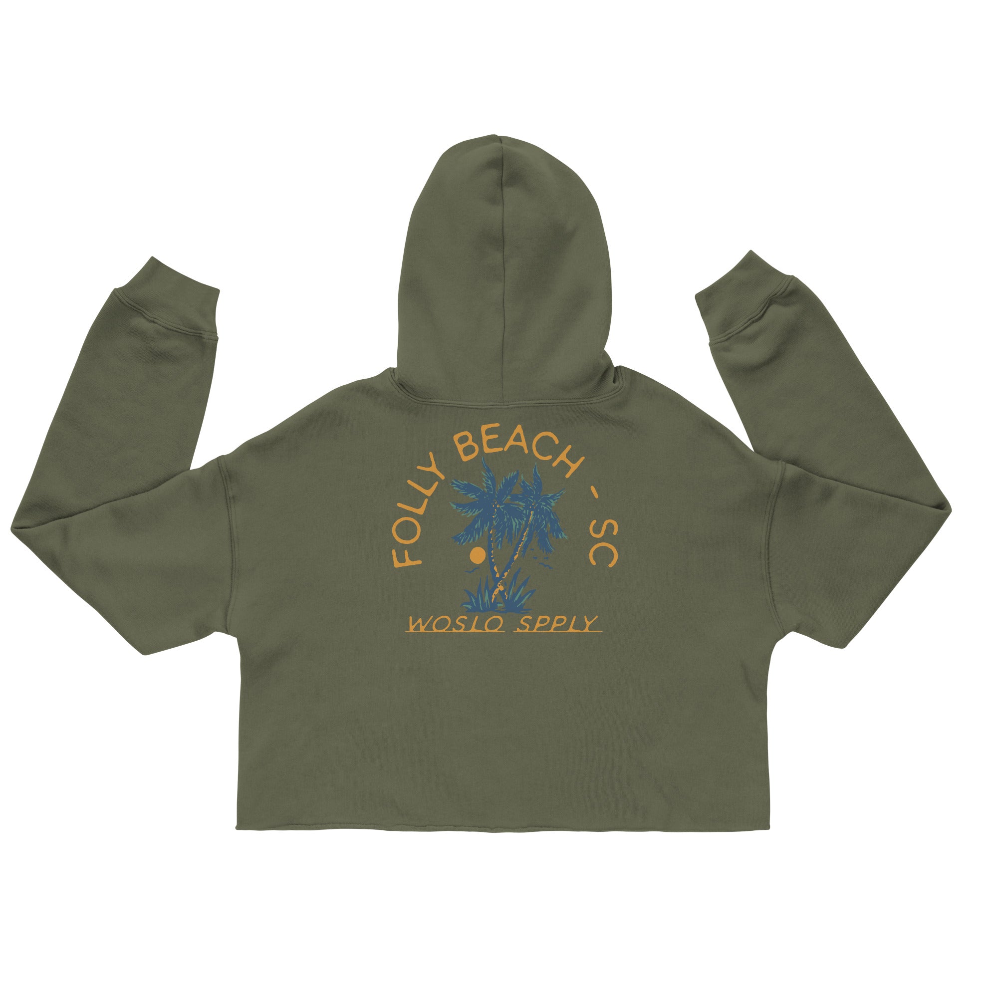 Women's Folly Beach Crop Hoodie