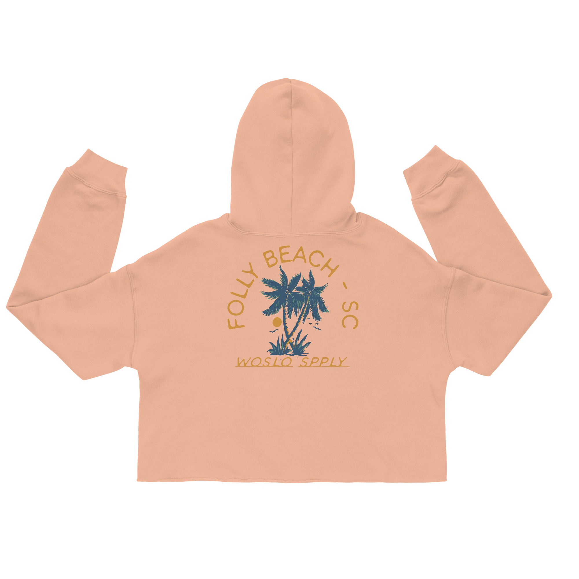 Women's Folly Beach Crop Hoodie